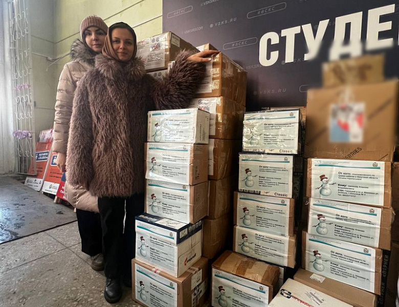 Сегодня отправили посылку с гуманитарной помощью в госпиталь с. Макеевка Донецкой области, где находятся участники Специальной военной операции.