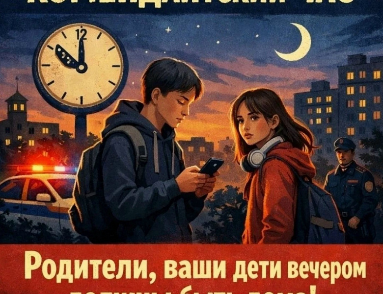 С 1 ОКТЯБРЯ — ЗИМНИЙ КОМЕНДАНТСКИЙ ЧАС!